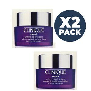 2x NEW Clinique Smart Clinical Repair Wrinkle Correcting Cream 1.7 oz / 50 ml.